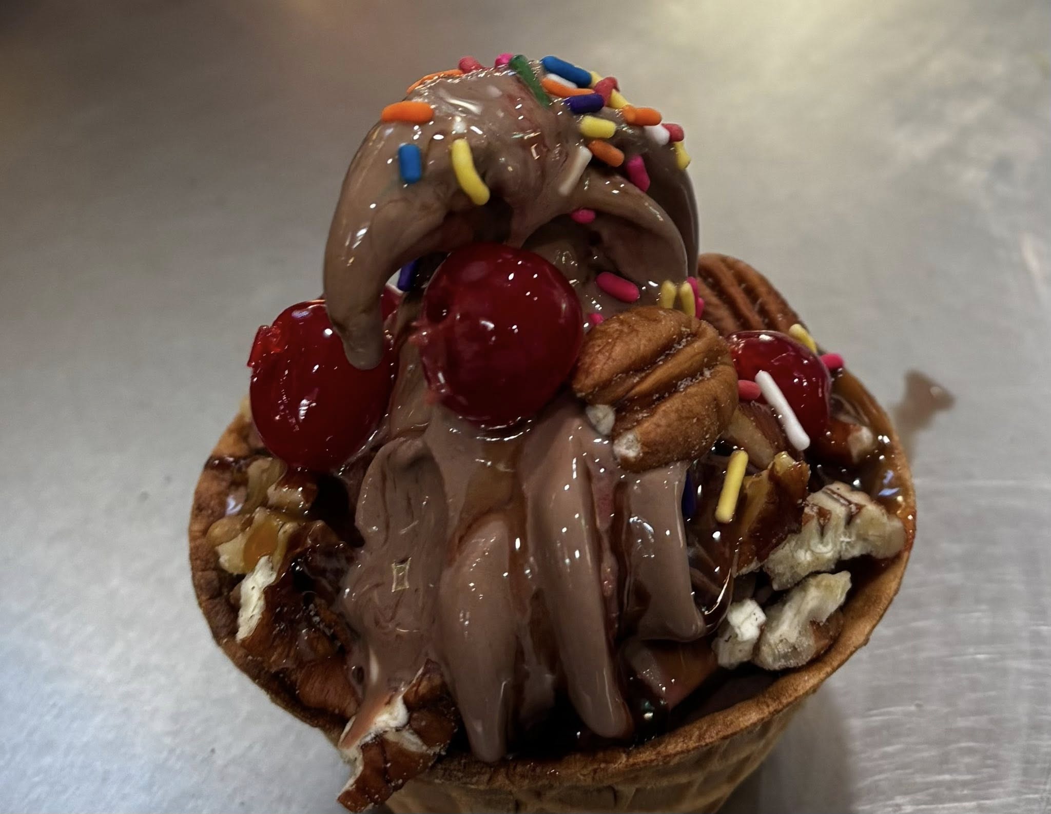 Chocolate Waffle Bowl